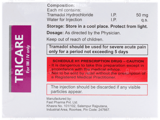 Tricare 100 Mg Injection 2 Ml